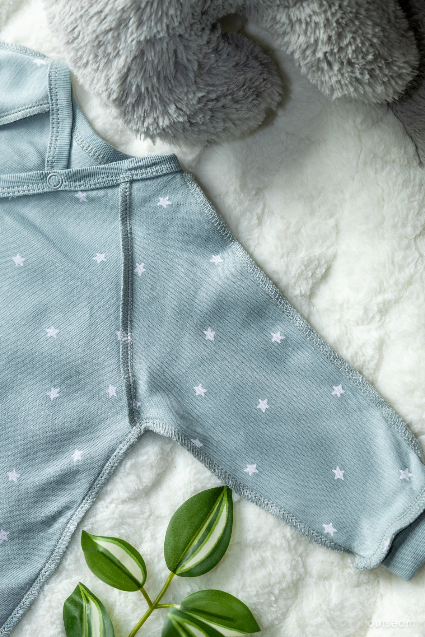 Outseam Sleepsuit Outseam Grey — detail view 2